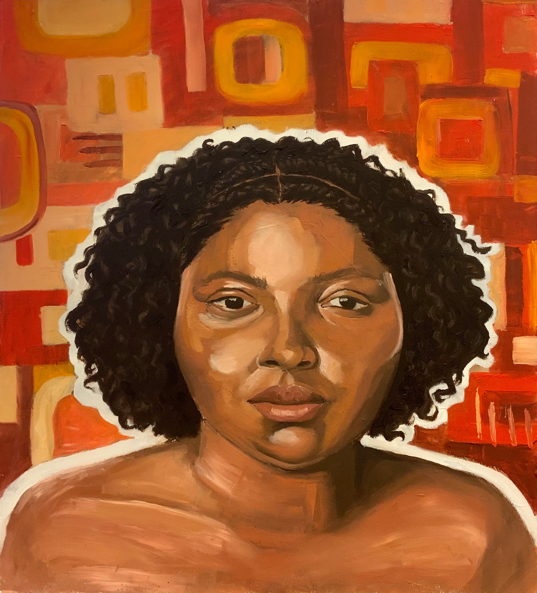 'warmth of the soul' 2022 Original Oil Painting by Shona Inatimi