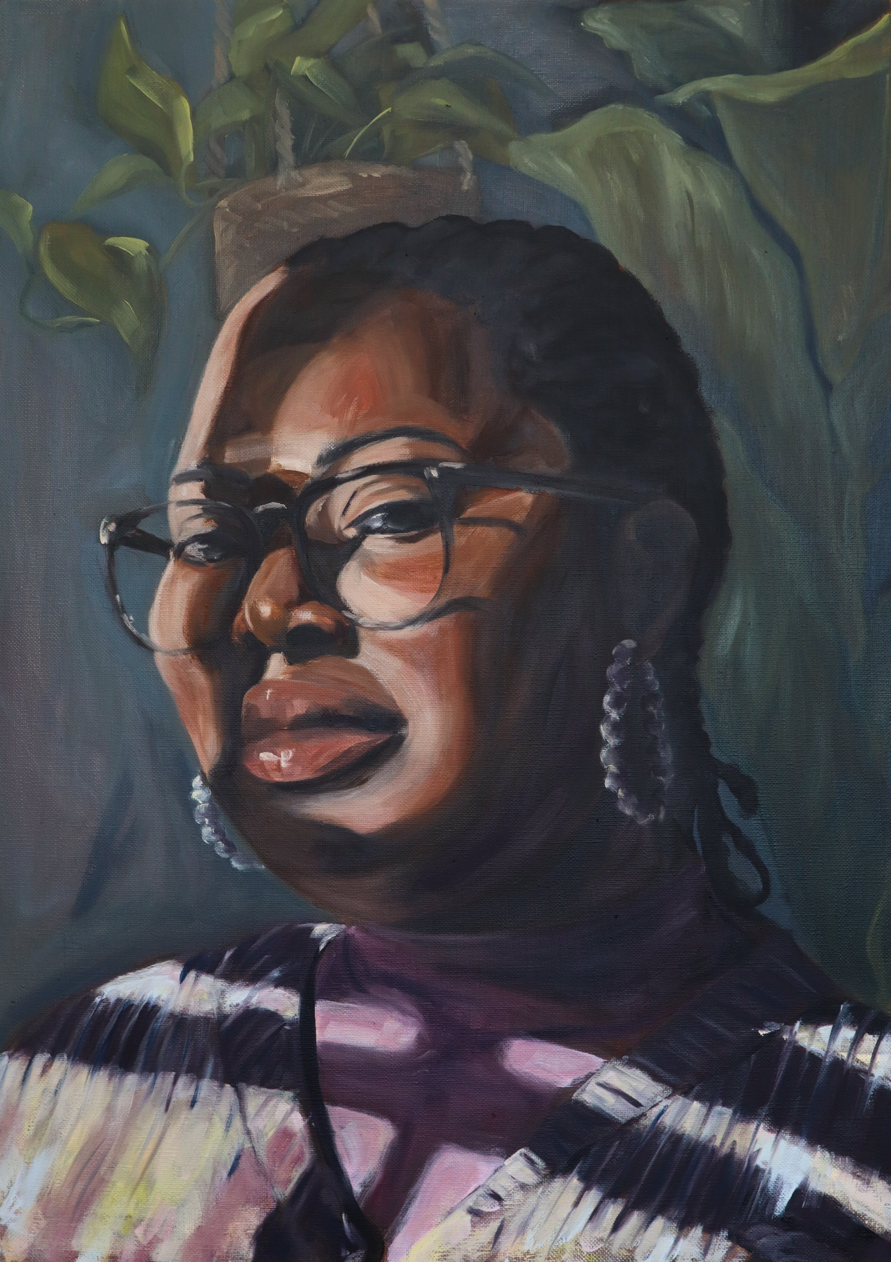 'Omalicha nwa' 2024 Original Oil Painting by Shona Inatimi