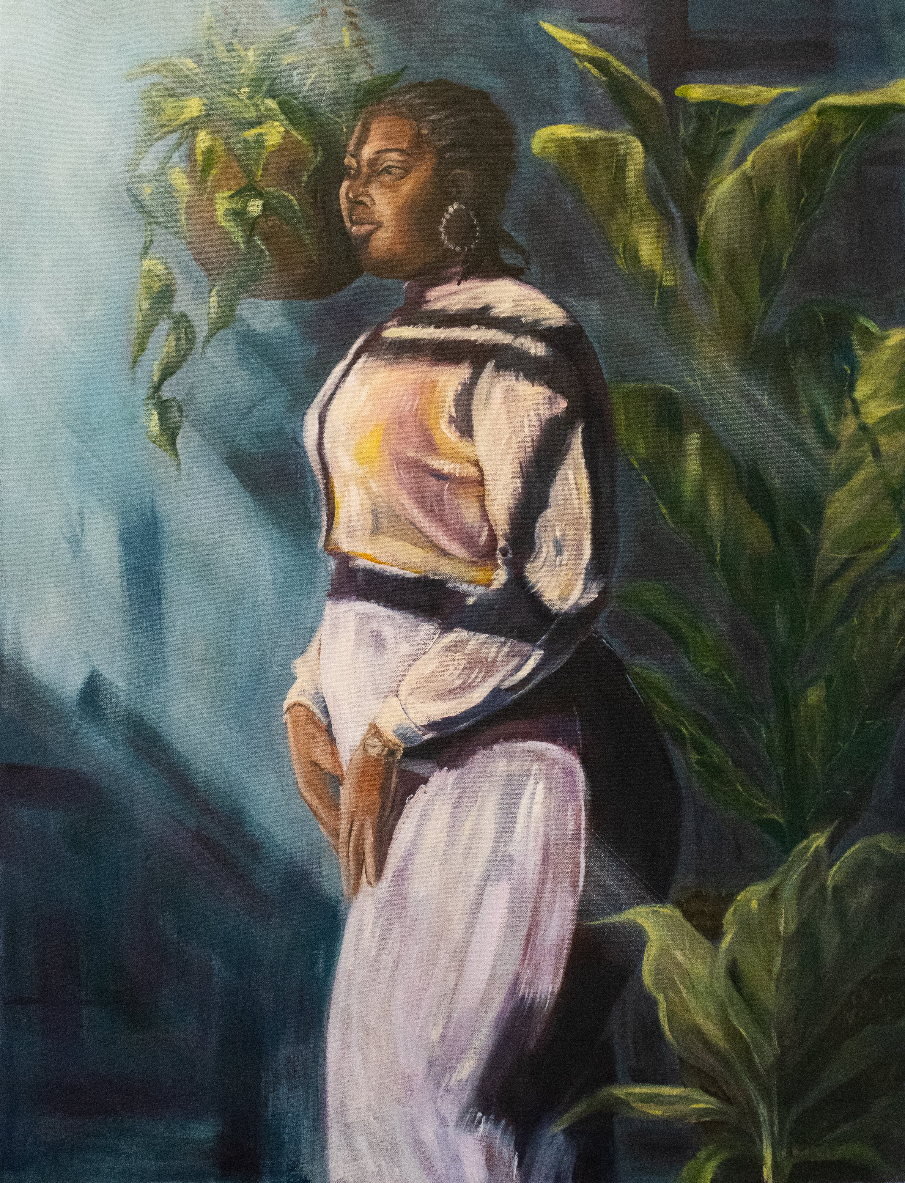 'Angel' 2024 Original Oil Painting by Shona Inatimi