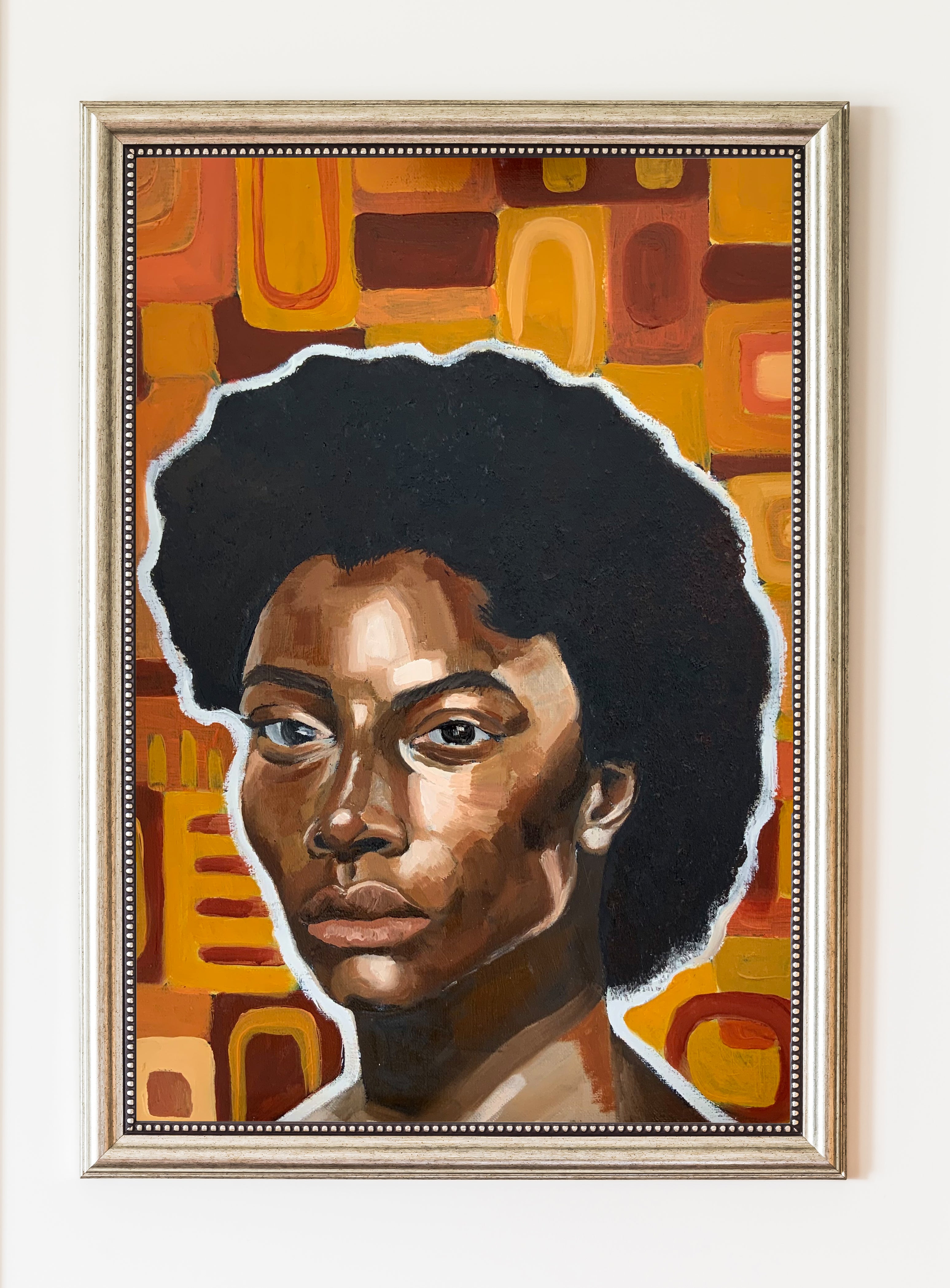 'dynamic' 2022 Original Oil Painting by Shona Inatimi