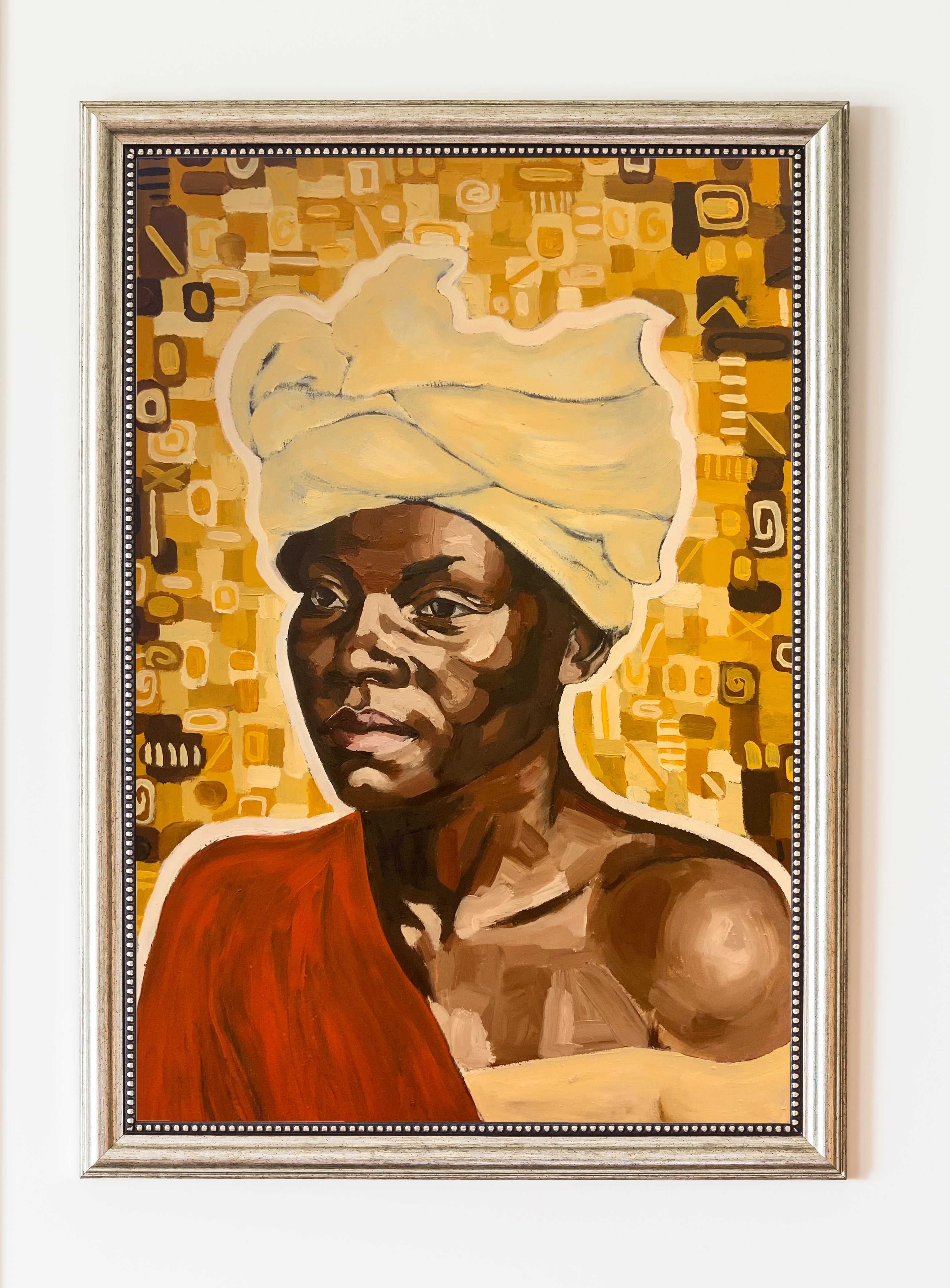 'ponders & wonders' 2022 Original Oil Painting by Shona Inatimi